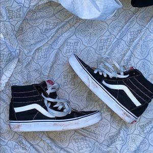 Black SK8 high vans
